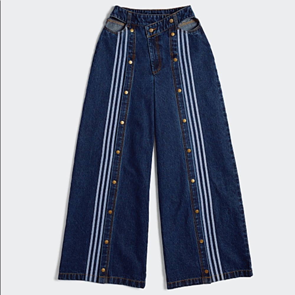 NWT IvyPark Denim WideLeg Snap Pants